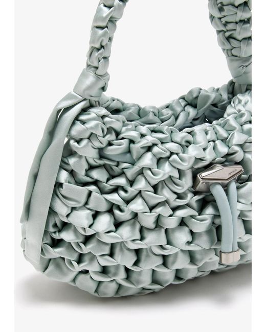 Jimmy Choo Blue Cinch S Bag