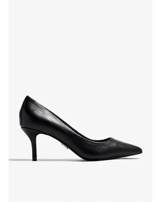Steve Madden Black Kitkat Pumps