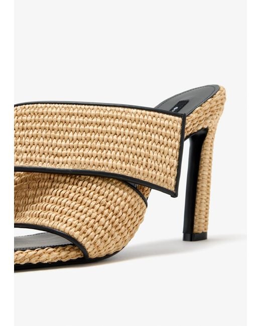 Givenchy Natural Sliced Square Mules