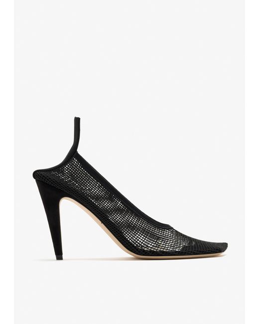 Christen White Edge Stretch Pumps