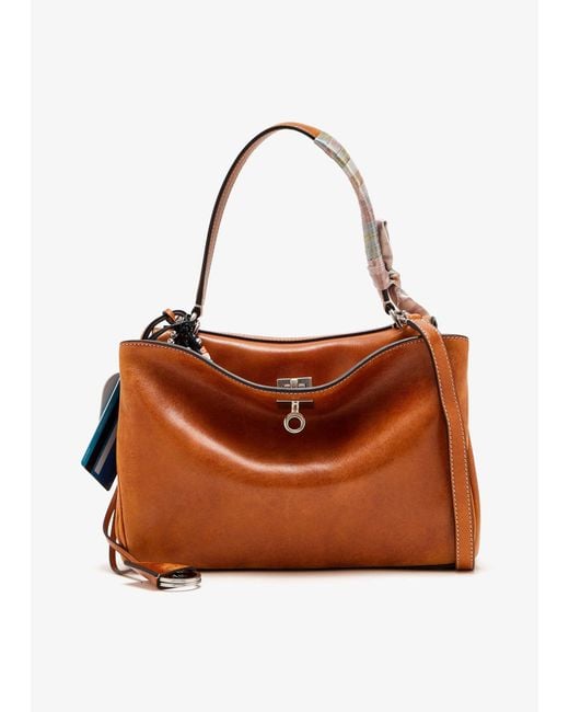 Balenciaga Brown Rodeo Small Handbag