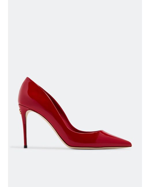 Dolce & Gabbana Red Patent Leather Pumps