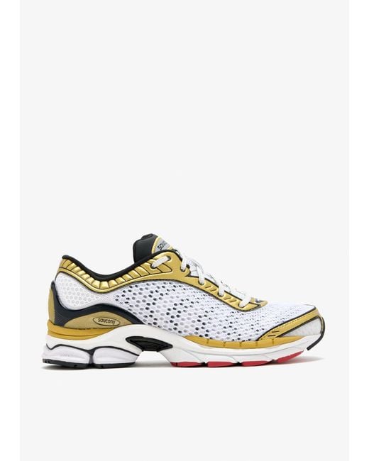Saucony White Progrid Paramount Sneakers
