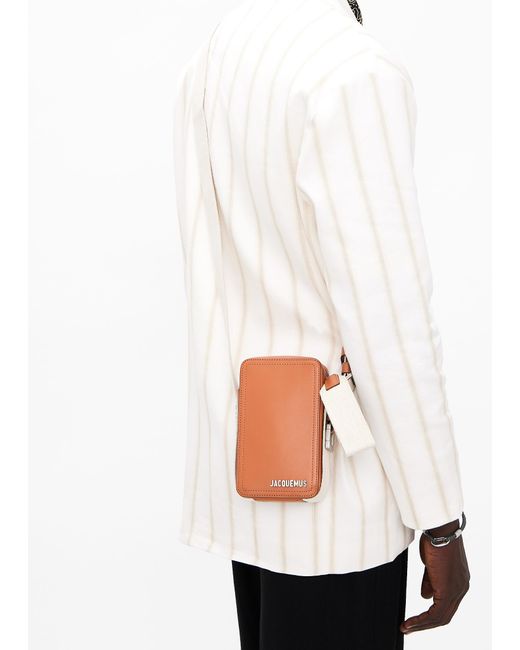 Jacquemus Brown Le Cuerda Vertical Bag for men