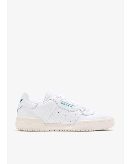 Adidas White Powerphase Sneakers for men