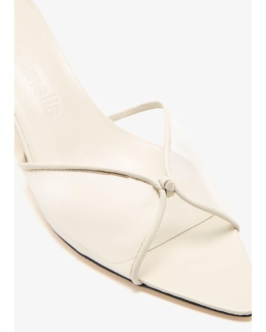 STUDIO AMELIA White Jacques 50 Mules