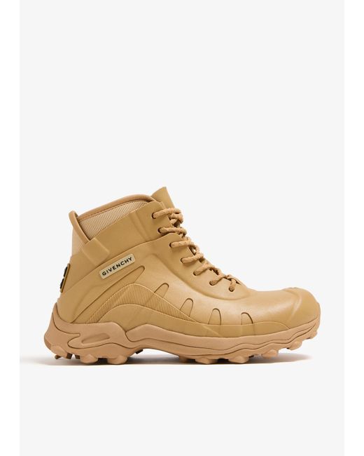 Givenchy Natural Bogs High Lace-Up Boots for men