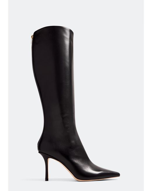 Jimmy Choo Black Agathe 85 Boots