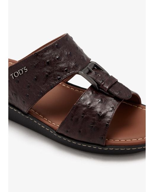 Tod's White Arabic Sandals for men