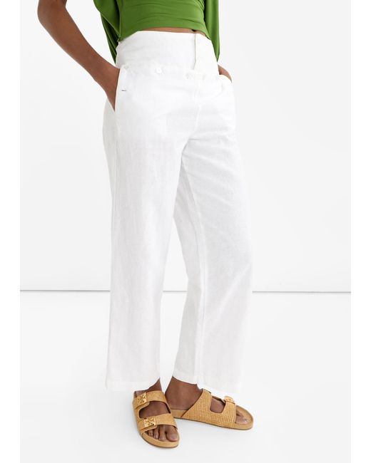 Tory Burch White Mellow Raffia Sandals