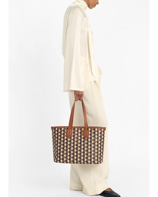 Vonto Brown Monogram Tote Bag