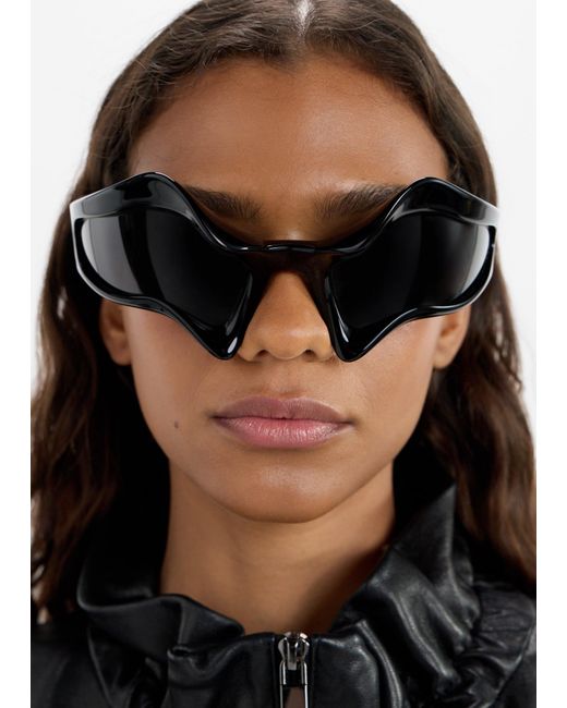 Off Broadway White Chokeslam Sunglasses