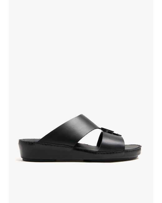 Seventy Six Black Madeo Sandals for men