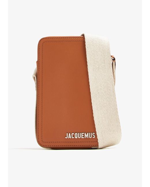 Jacquemus Brown Le Cuerda Vertical Bag for men