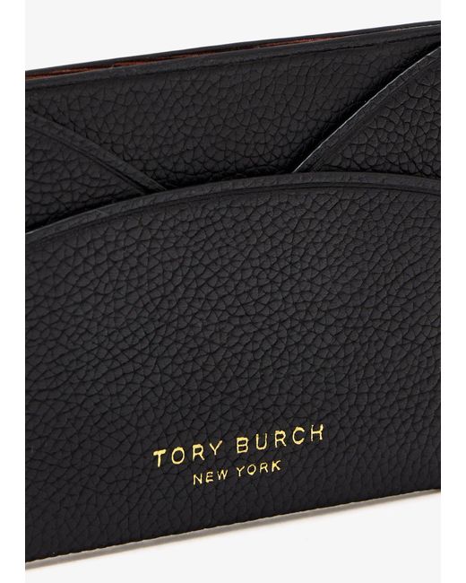 Tory Burch Black Romy Flat Card Case