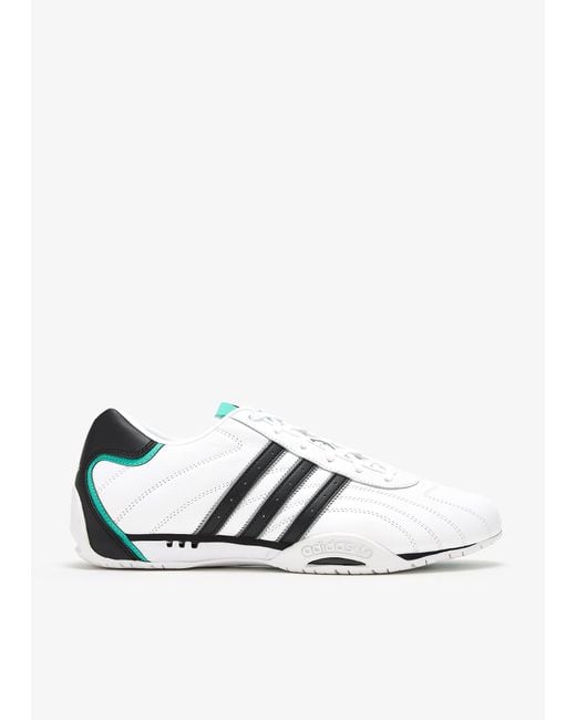Adidas White X Mercedes-Amg Petronas F1 Adiracer Low Sneakers
