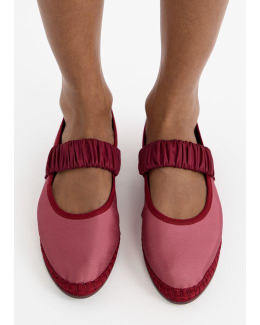 Flabelus Red Mafalda Ballerinas