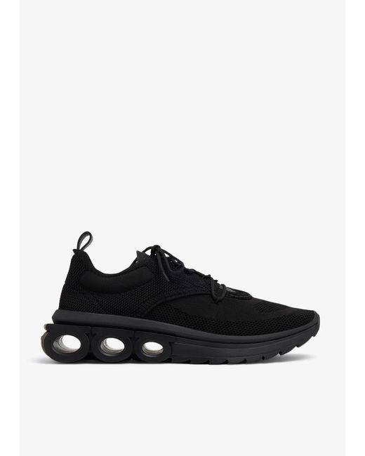 Ferragamo Black Running Sneakers for men