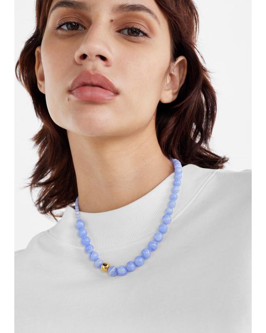 Anni Lu Blue Float Necklace