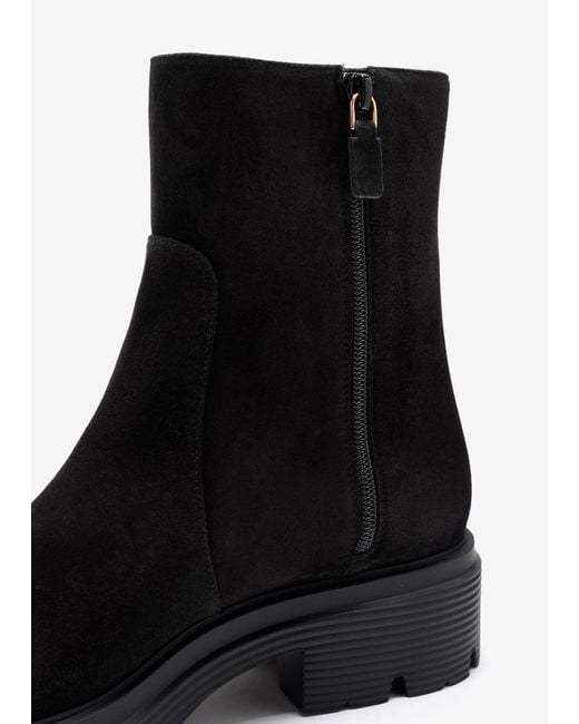Stuart Weitzman Black Hudson Lite Booties