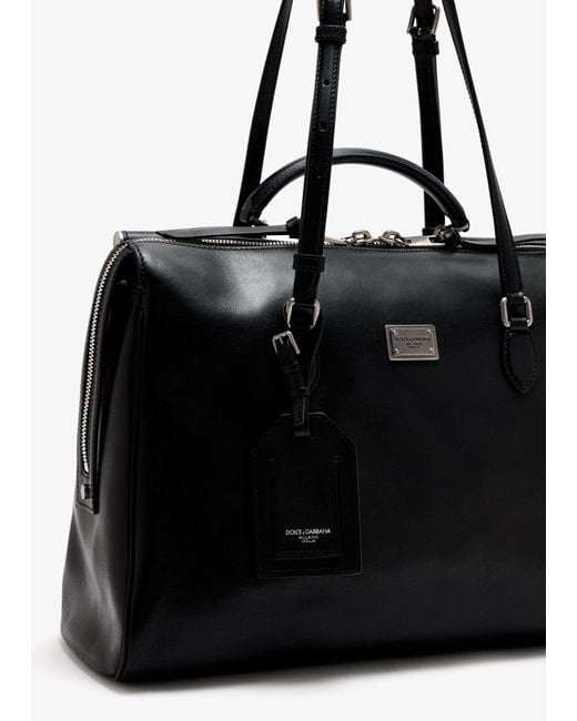 Dolce & Gabbana Black Vittoria Shoulder Bag