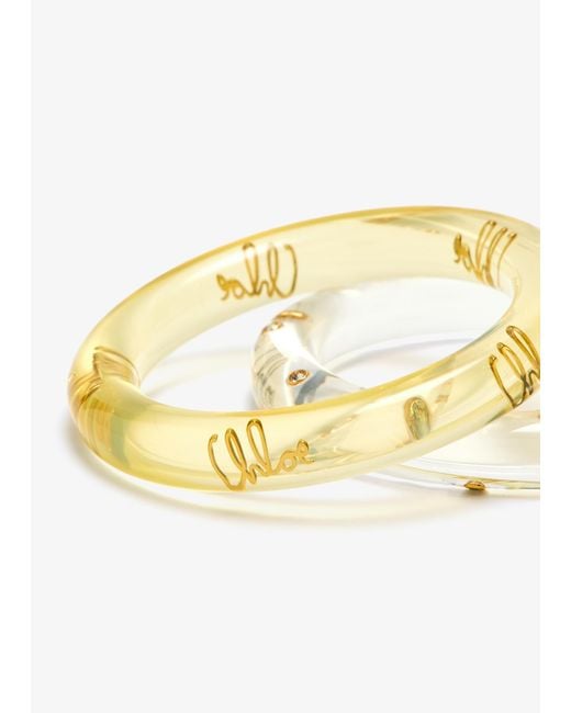 Chloé Metallic Plage Bangles Set