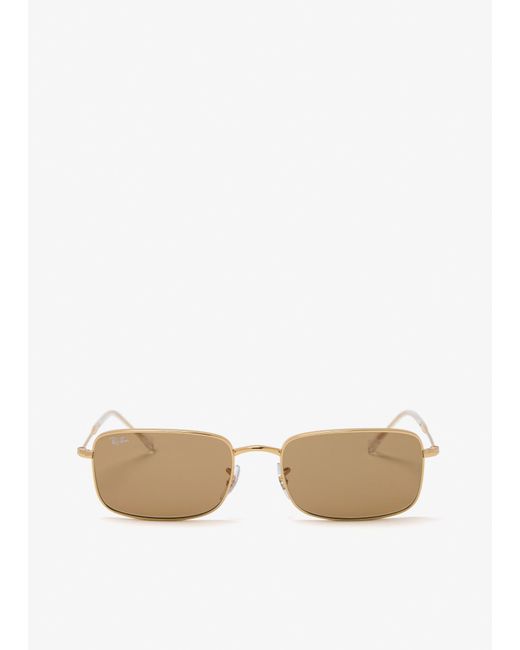 Ray-Ban Natural Rectangular Sunglasses