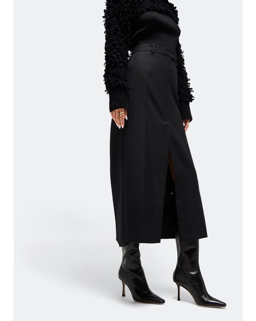 Jimmy Choo Black Agathe 85 Boots