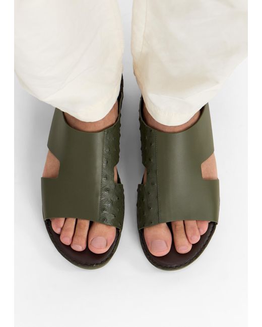 Seventy Six Green Desert Sandals for men