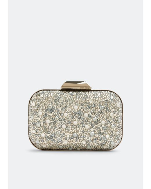 Jimmy Choo Gray Cloud Clutch