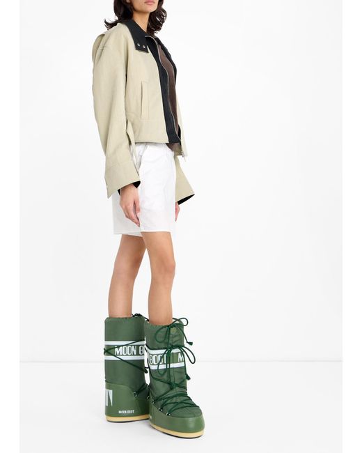 Moon Boot Green Icon Boots
