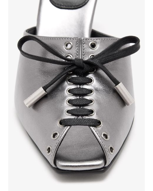 McQueen White Lexie Mules