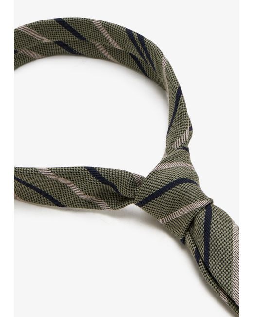 Paul Smith White Stripe Tie for men