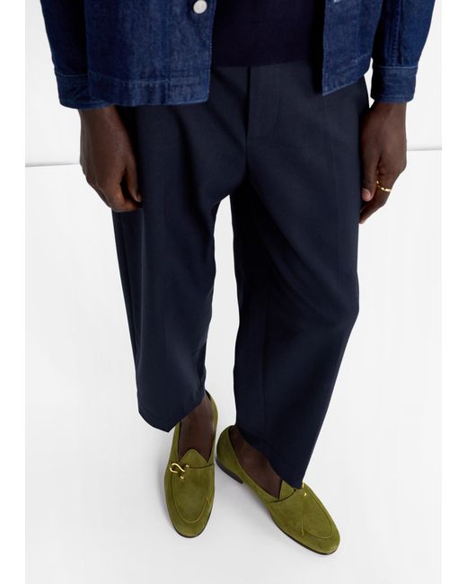 EDHÈN Green Comporta Loafers for men