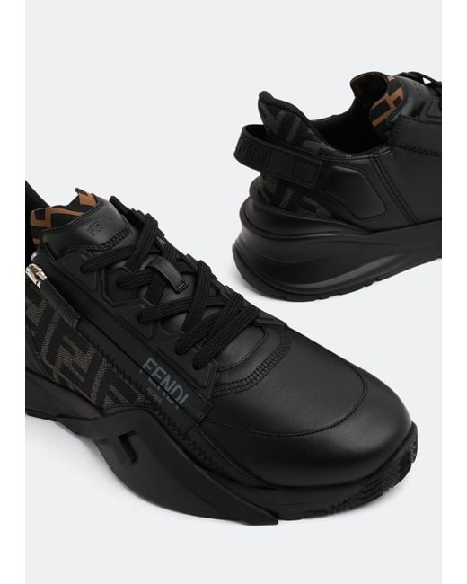 Fendi Black Flow Sneakers for men