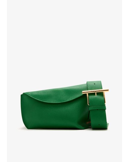Alexander McQueen Green T-Bar Sling Bag