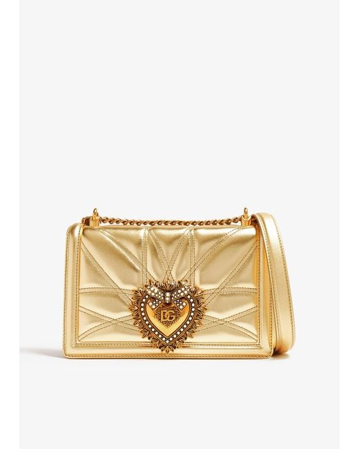 Dolce & Gabbana Natural Medium Devotion Bag