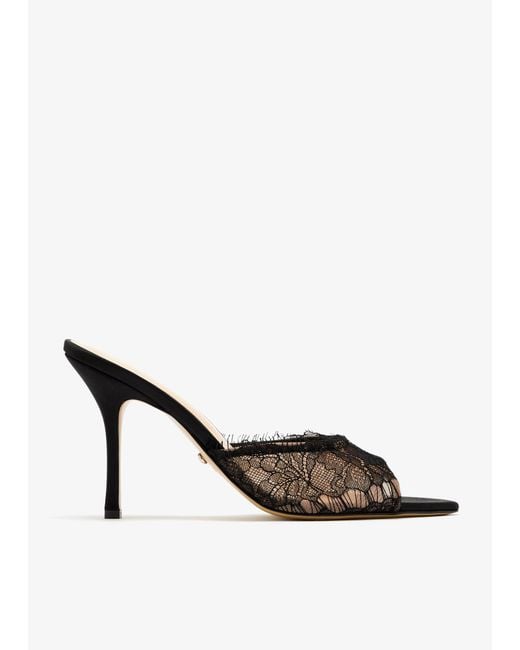 Mach & Mach Black Devon Mules