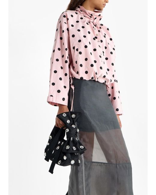 Marc Jacobs Black Bow Mini Sack Bag
