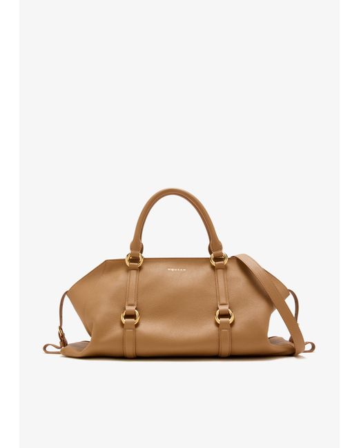 Alexander McQueen Natural Farringdon Bag
