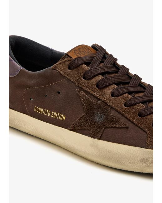 Golden Goose Deluxe Brand Brown Super-Star Sneakers for men