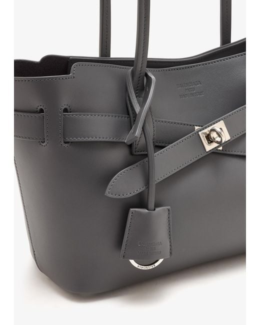 Balenciaga Gray Bel Air Small Tote Bag