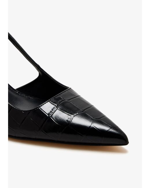 Michael Kors White Alora Slingback Pumps
