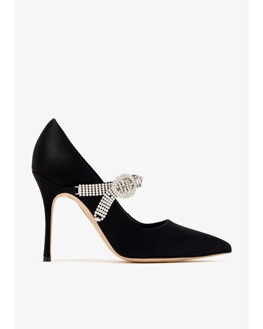 Manolo Blahnik Black Hamedi Pumps