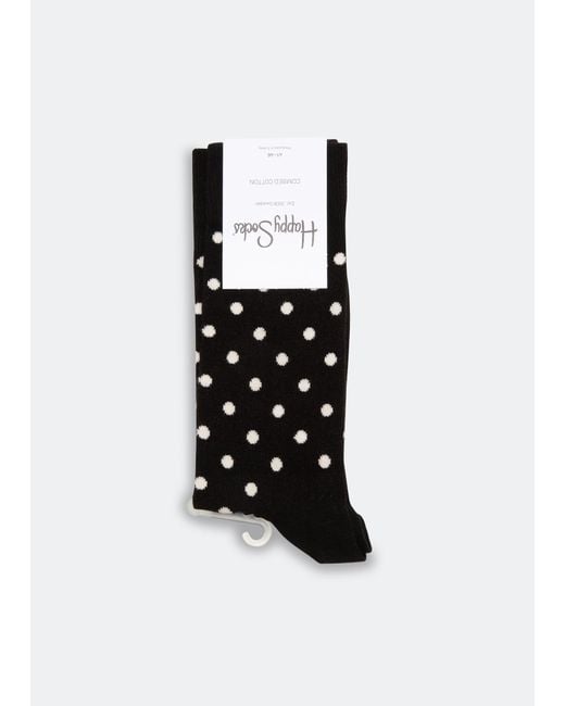 Happy Socks Black Dot Socks