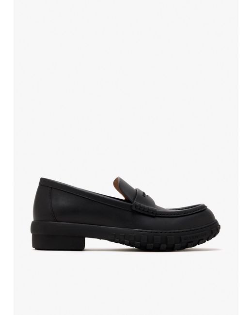 Givenchy Black Echo Loafers for men