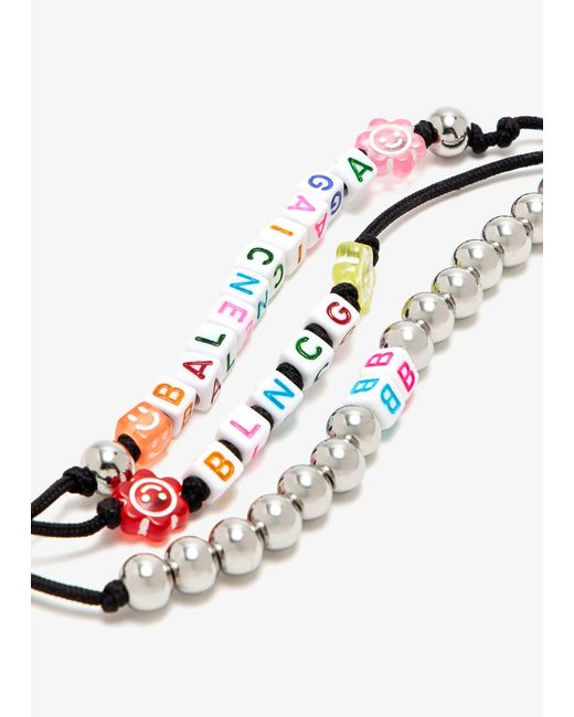 Balenciaga White Keyring Bracelet