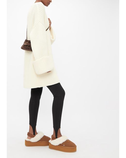 EMU Brown Hartz Platform Slippers