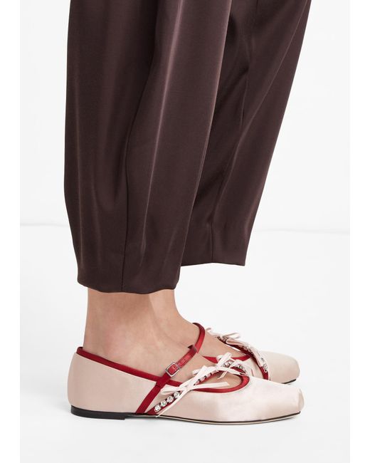 Jimmy Choo Pink Loli Ballerinas