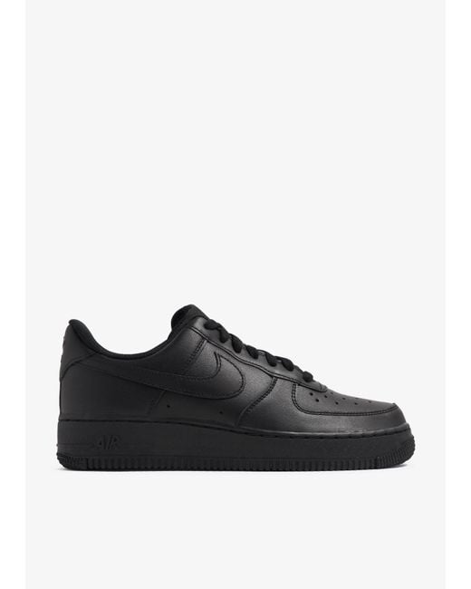 Nike Black Air Force 1 '07 Sneakers